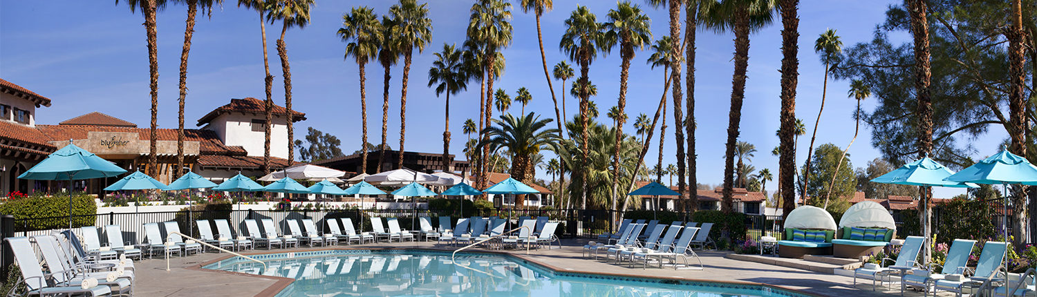 Omni Rancho Las Palmas Resort & Spa - Pool Day Beds Omni Rancho Las Palmas Resort & Spa - Pool Day Beds