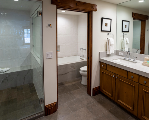 Chateaux Deer Valley - Bathroom Shower & Sink Chateaux Deer Valley - Bathroom Shower & Sink
