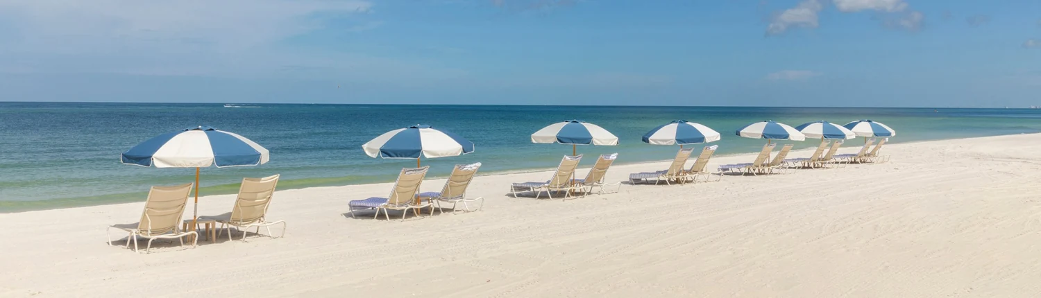LaPlaya Beach & Golf Resort - Beach Chairs & Umbrellas
