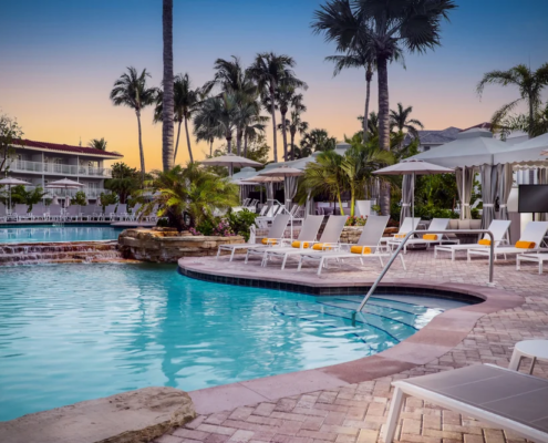 LaPlaya Beach & Golf Resort - Pool at Twilight