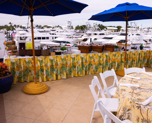 Ocean Reef Club - Yacht Club Terrace Set Up
