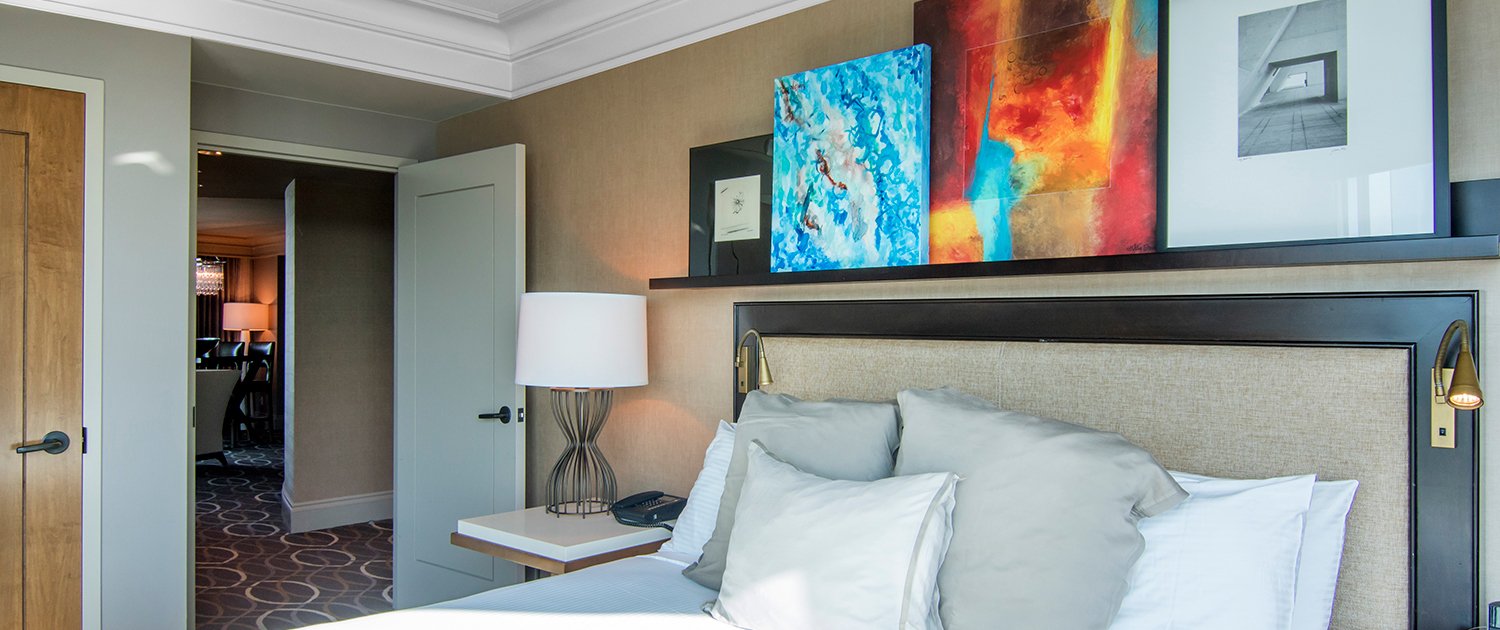 Omni Dallas Luxury Corner Suite Bed