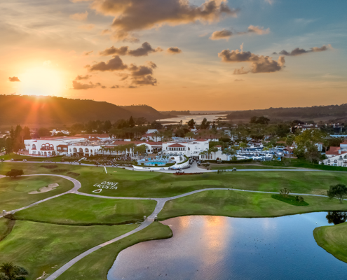 Omni La Costa Resort & Spa - Aerial Sunset