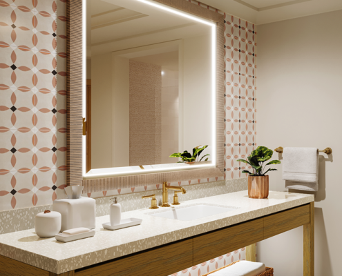 Omni La Costa Resort & Spa - Bathroom Rendering