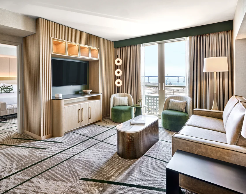 Omni San Diego Hotel at the Ballpark - King Suite Living Room