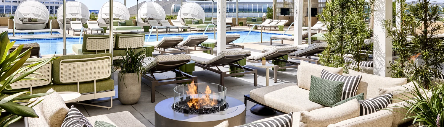 Omni San Diego Hotel at the Ballpark - Rooftop Pool and Fire Pit Banner