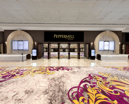 Peppermill Resort Spa Casino - Tuscan Ballroom Empty from Foyer