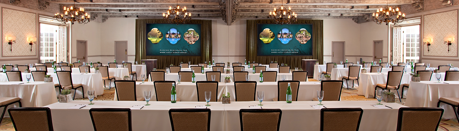 Rancho Bernardo Inn - Bernardo Meeting Room Classroom Set Up