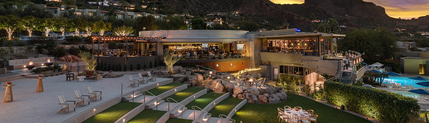Sanctuary Camelback Mountain - Paradise Views Patio Amphitheater Lower Lawn