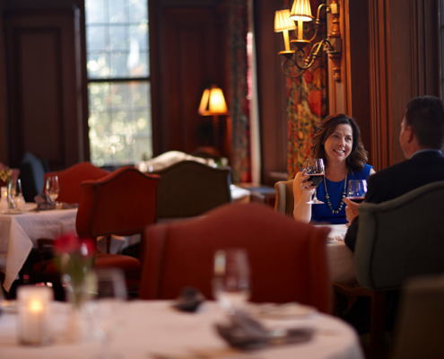 The American Club - Couple Dining The American Club - Couple Dining