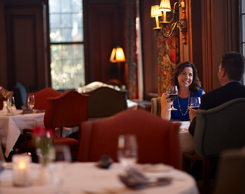 The American Club - Couple Dining The American Club - Couple Dining