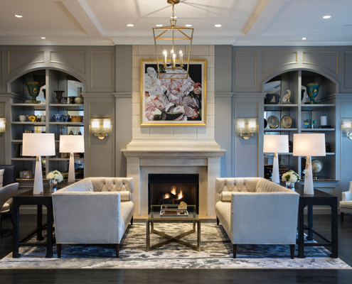 The Ballantyne, A Luxury Collection Hotel, Charlotte - Lobby with Fireplace