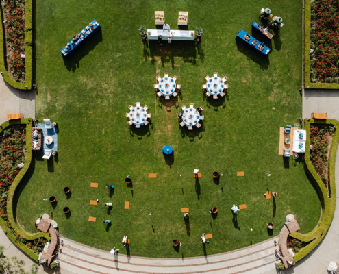 The Lodge at Torrey Pines - Aerial View of Outdoor Meeting Space