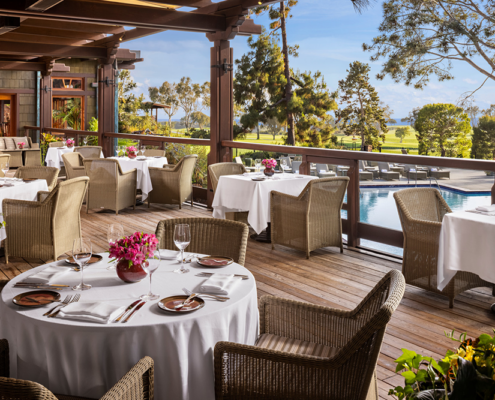 The Lodge at Torrey Pines - Outdoor Restaurant by Pool