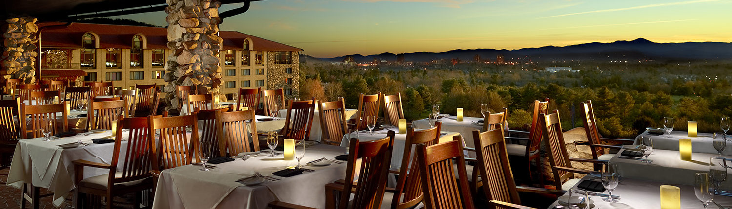 The Omni Grove Park Inn - Sunset Terrace Dining The Omni Grove Park Inn - Sunset Terrace Dining