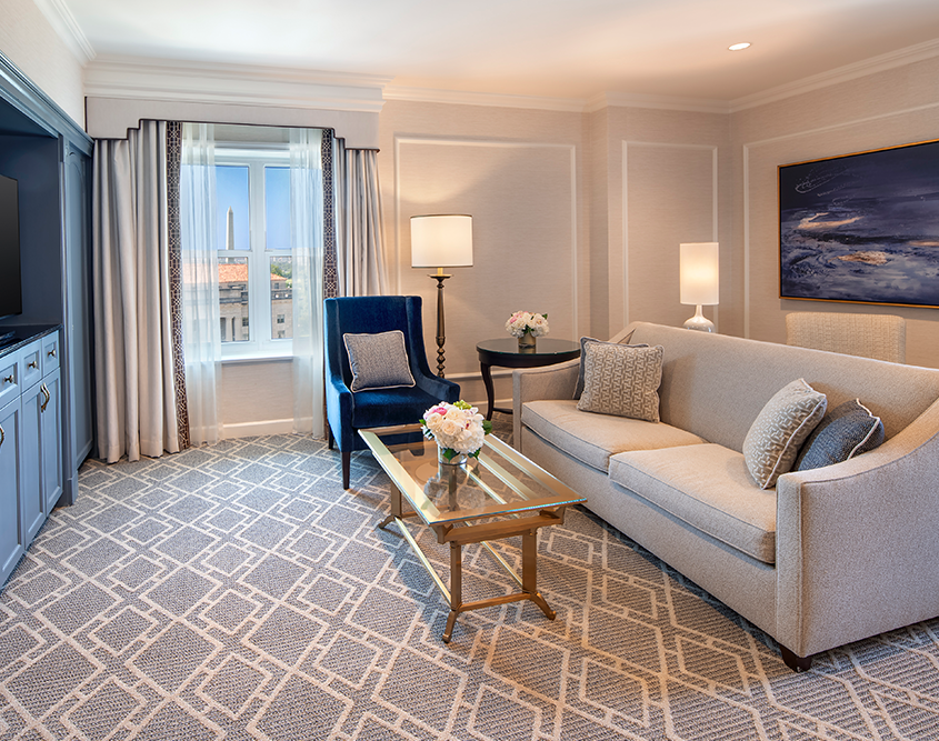 The Willard InterContinental - Living Room Suite with View The Willard InterContinental - Living Room Suite with View