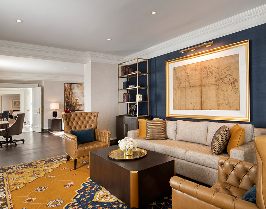 The Willard InterContinental - Thomas Jefferson Suite Living Room The Willard InterContinental - Thomas Jefferson Suite Living Room