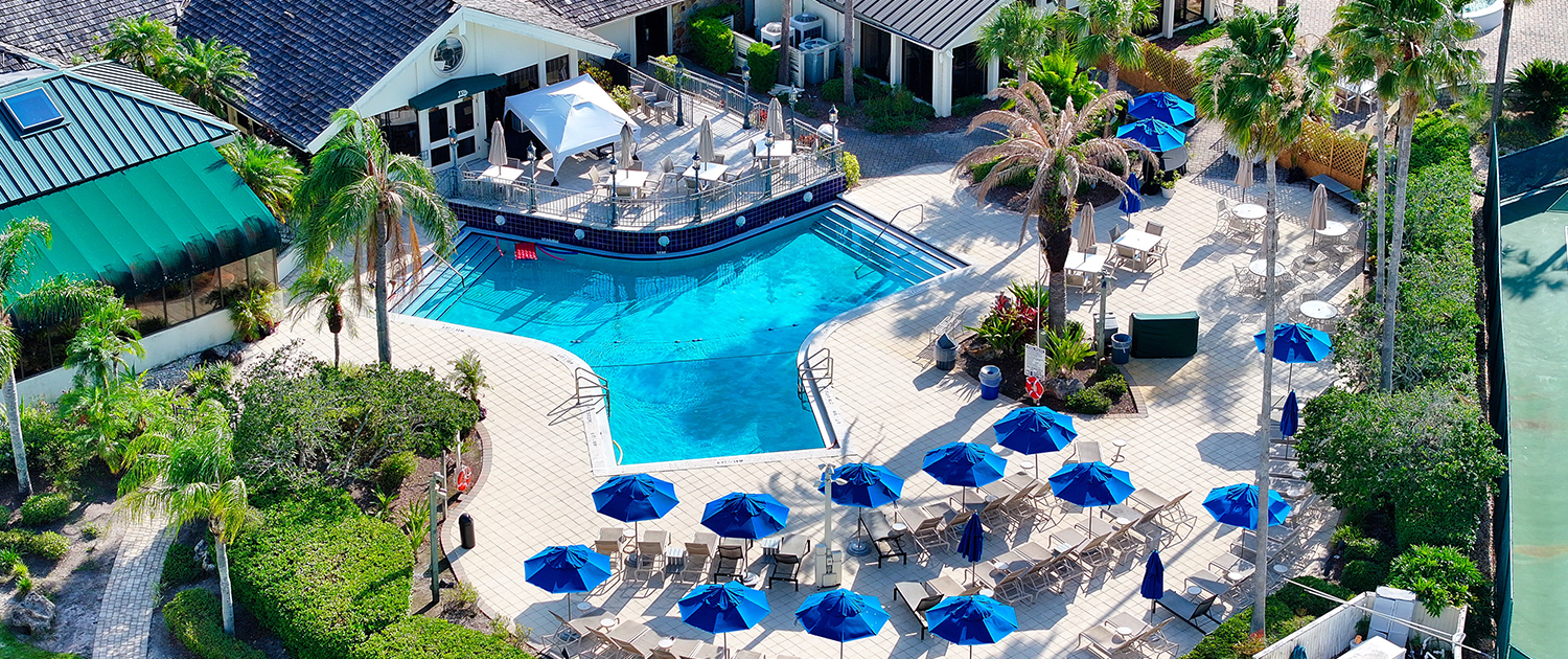 Saddlebrook Resort - Aerial View of Pool Area