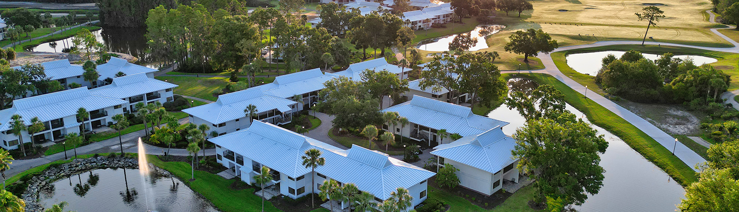 Saddlebrook Resort - Aerial View of Resort & Golf Course