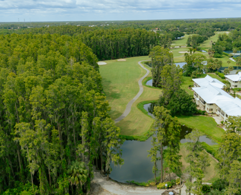 Saddlebrook Resort - Aerial view of Golf Course