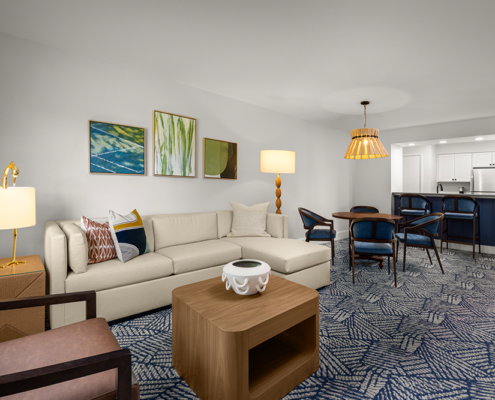 Saddlebrook Resort - Living Room Dining Room & Kitchen Details