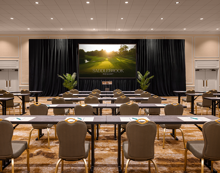 Saddlebrook Resort - Meeting Space Classroom Set Up