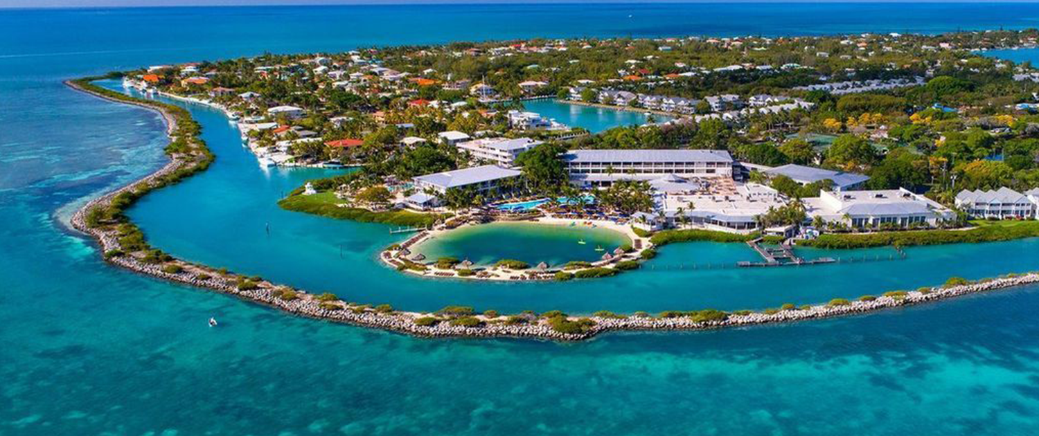Hawks Cay Resort - Aerial Overview of Property