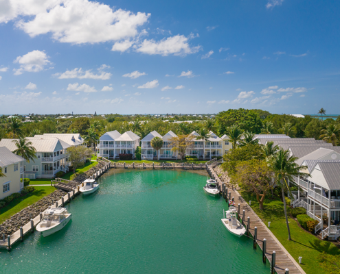 Hawks Cay Resort - Aerial of Harbor Village