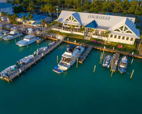 Hawks Cay Resort - Aerial of Marina