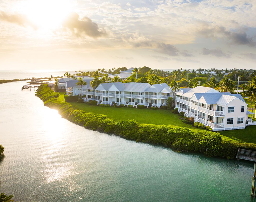 Hawks Cay Resort - Aerial of Marina Village