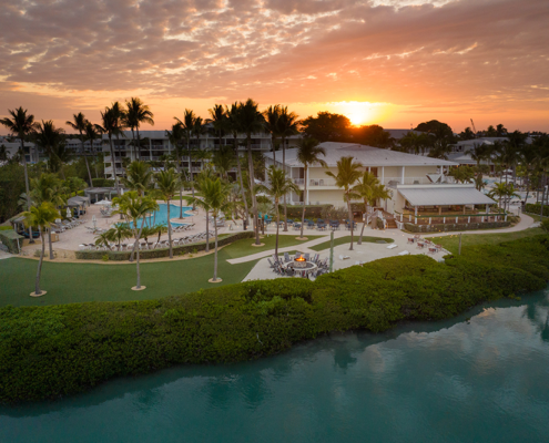 Hawks Cay Resort - Aerial of Oasis Cay Pilar