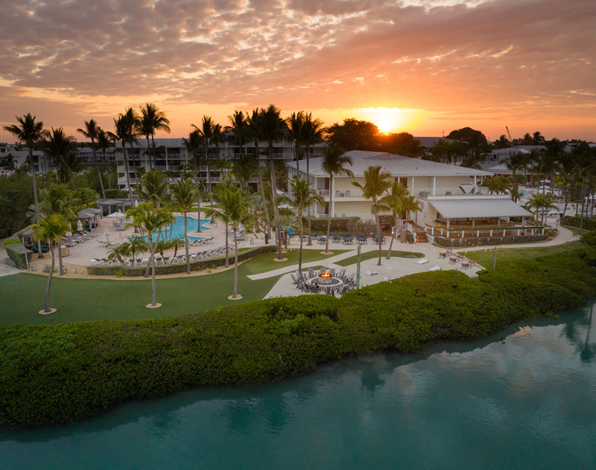 Hawks Cay Resort - Aerial of Oasis Cay Pilar