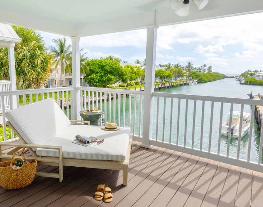 Hawks Cay Resort - Villa Patio with Water Views