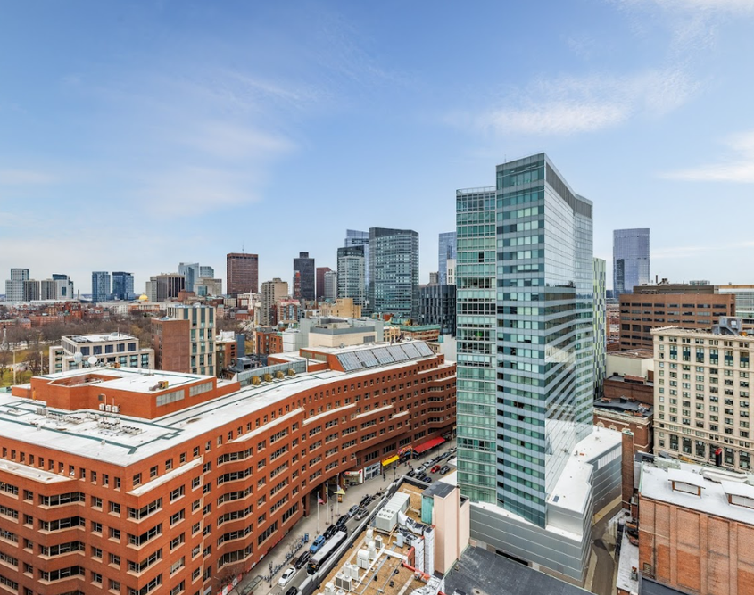 Revere Hotel Boston Common - Boston Skyline View Revere Hotel Boston Common - Boston Skyline View