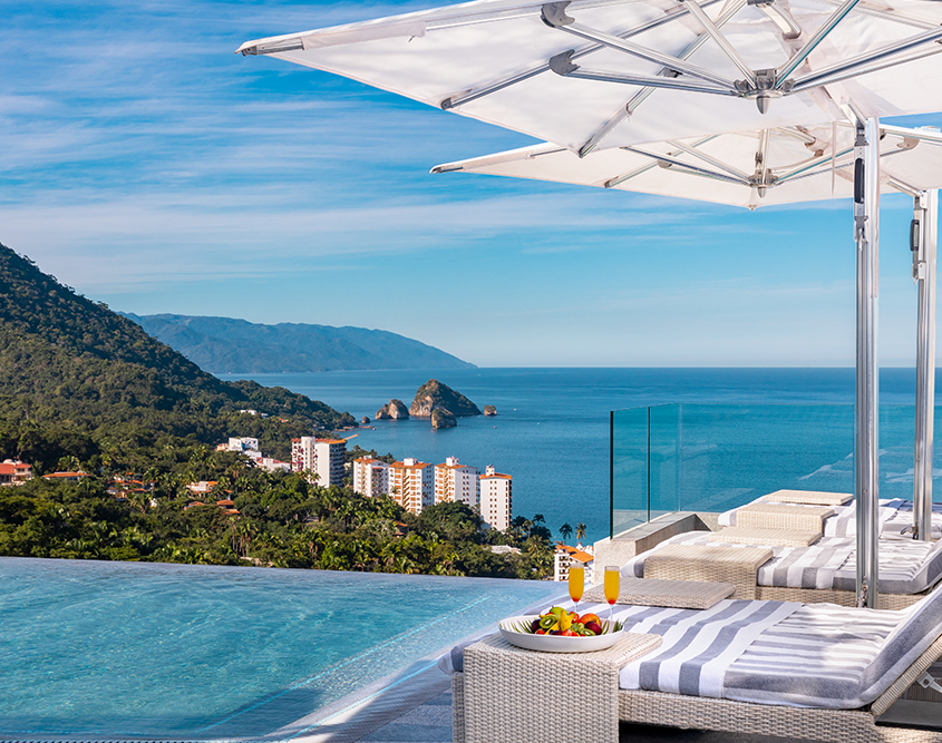 Hotel Mousai Puerto Vallarta - Rooftop Infinity Pool with Champagne & Fruits