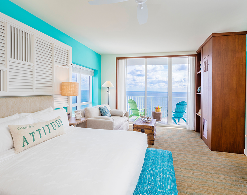 Margaritaville Hollywood Beach Resort - King Ocean View with Balcony
