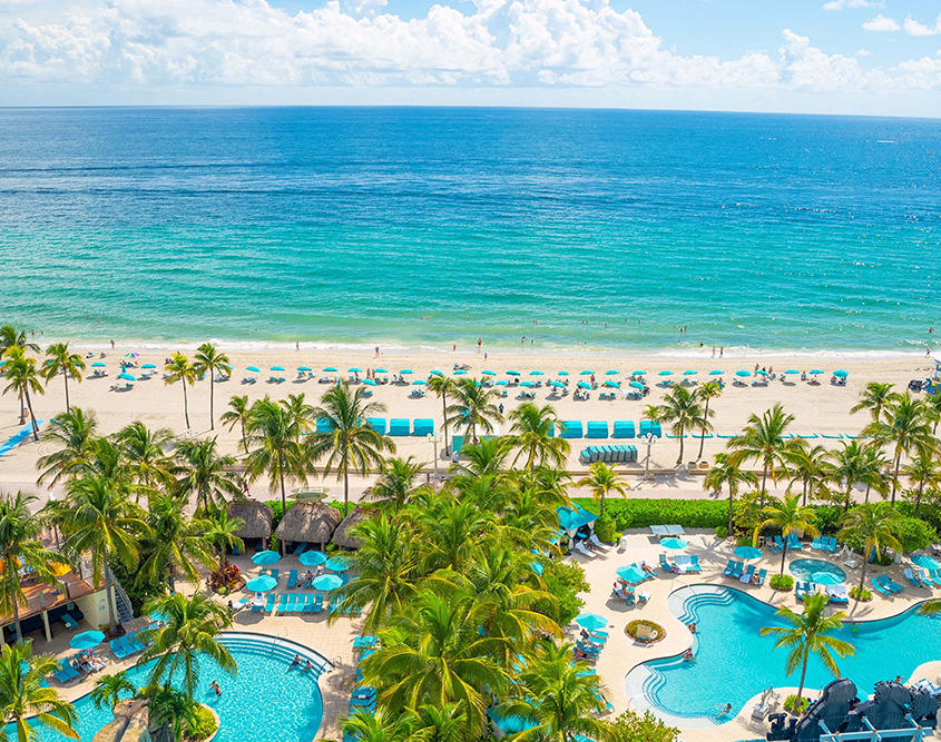 Margaritaville Hollywood Beach Resort - Pool & Beach View