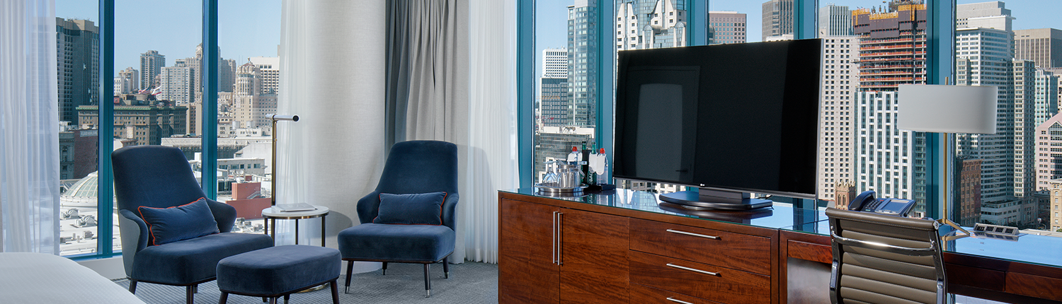 InterContinental San Francisco - King Junior Suite Bedroom