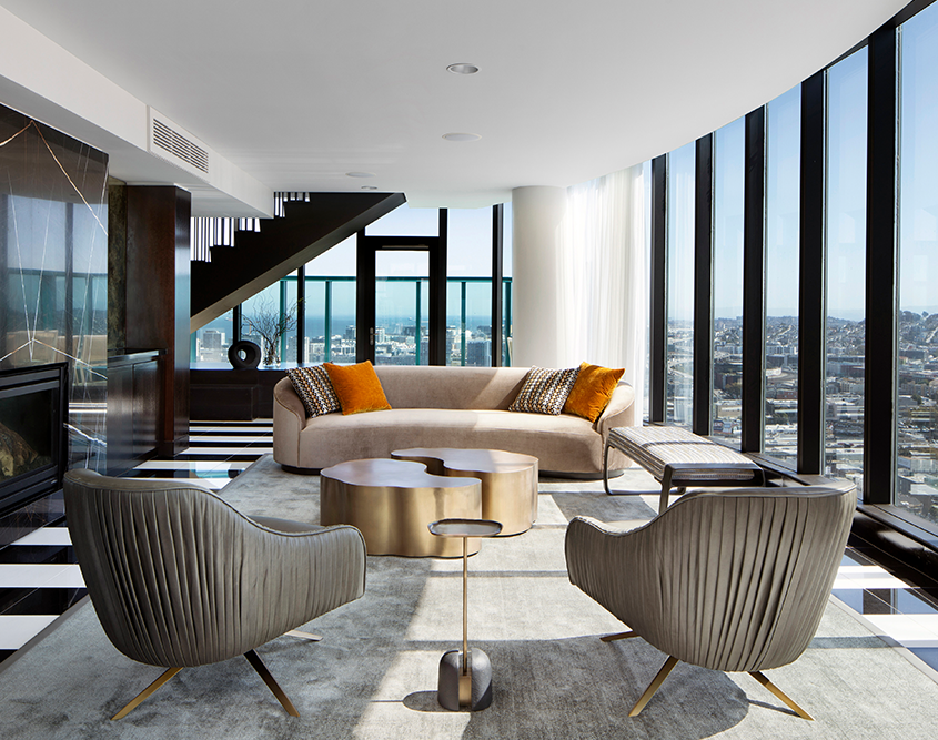 InterContinental San Francisco - Presidentail Suite Living Room