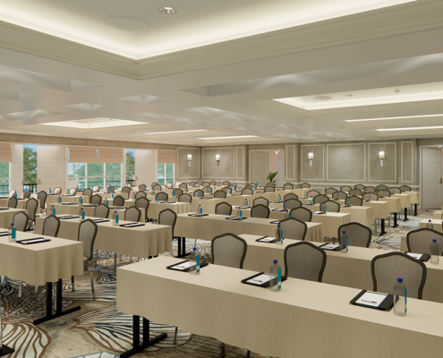 Surf & Sand Resort - Laguna Ballroom Classroom Setup