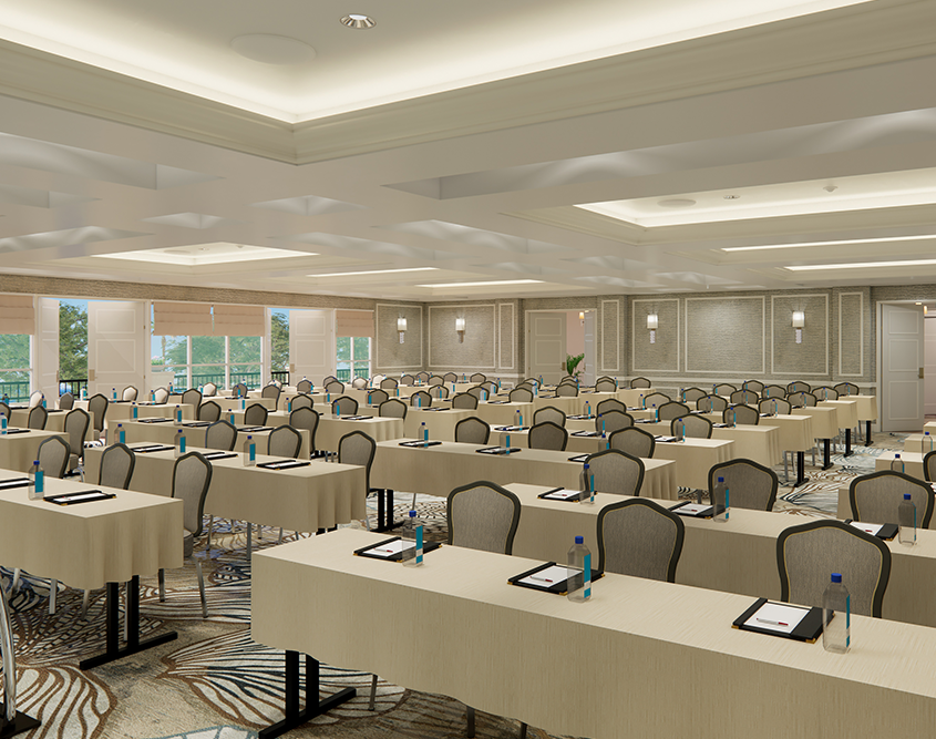 Surf & Sand Resort - Laguna Ballroom Classroom Setup