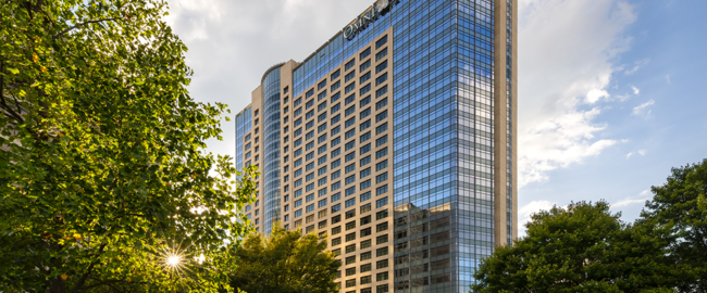 Omni Atlanta Hotel at Centennial Park - Exterior of Hotel at Daylight