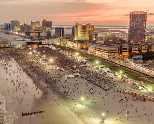 Caesars Atlantic City - Atlantic City Skyline