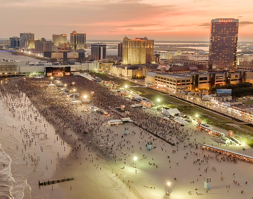 Caesars Atlantic City - Atlantic City Skyline