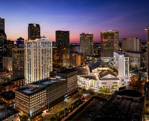 Caesars New Orleans - Exterior of Hotel from Aerial View