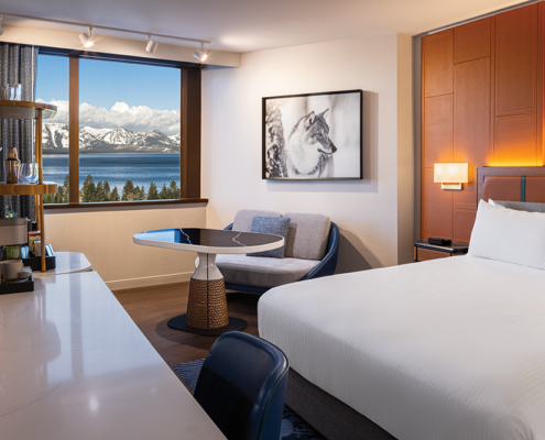 Caesars Republic Lake Tahoe - Bedroom with Mountain View