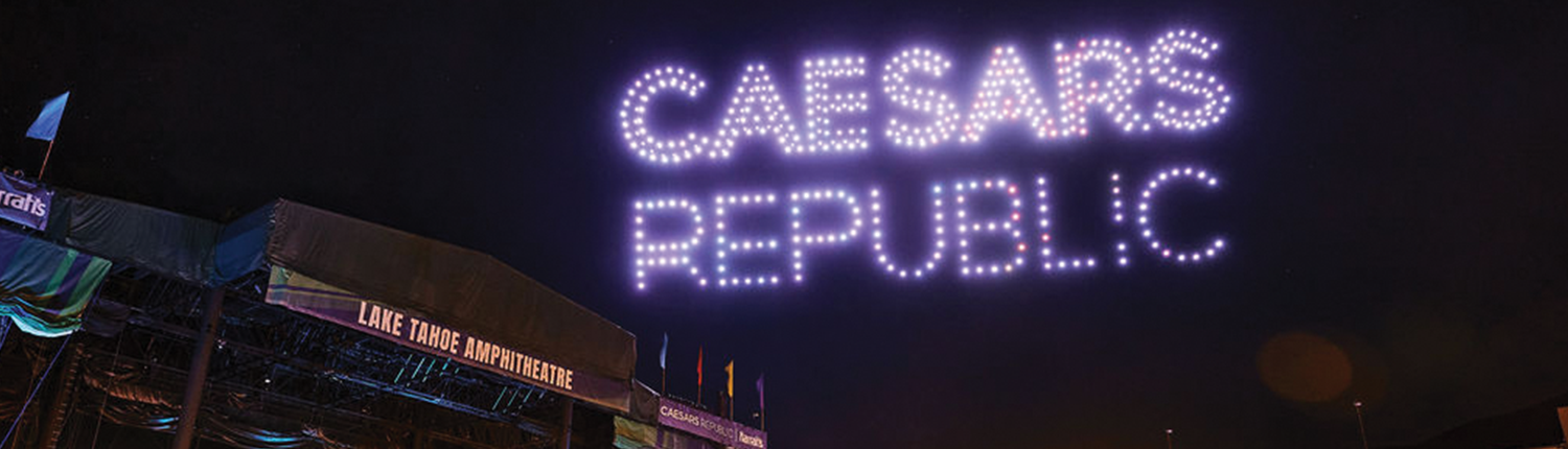 Caesars Republic Lake Tahoe - Drone Show at Amphitheatre