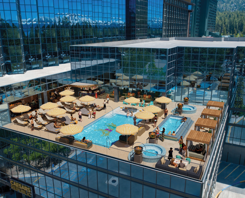 Caesars Republic Lake Tahoe - Rooftop Pool & Hot Tubs
