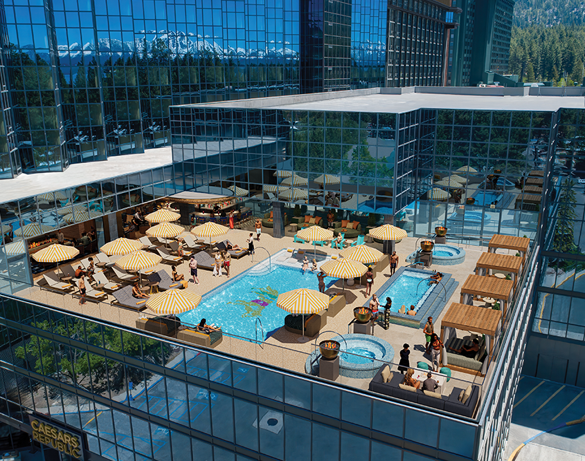 Caesars Republic Lake Tahoe - Rooftop Pool & Hot Tubs