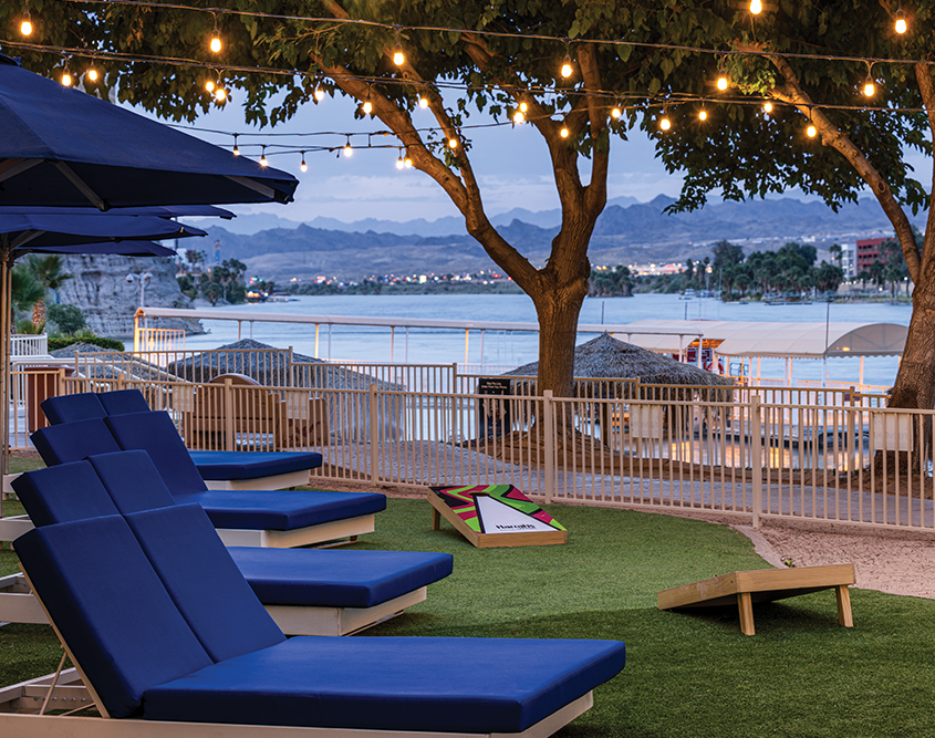 Harrah’s Laughlin Beach Resort & Casino - Beach Chairs & Corn Hole